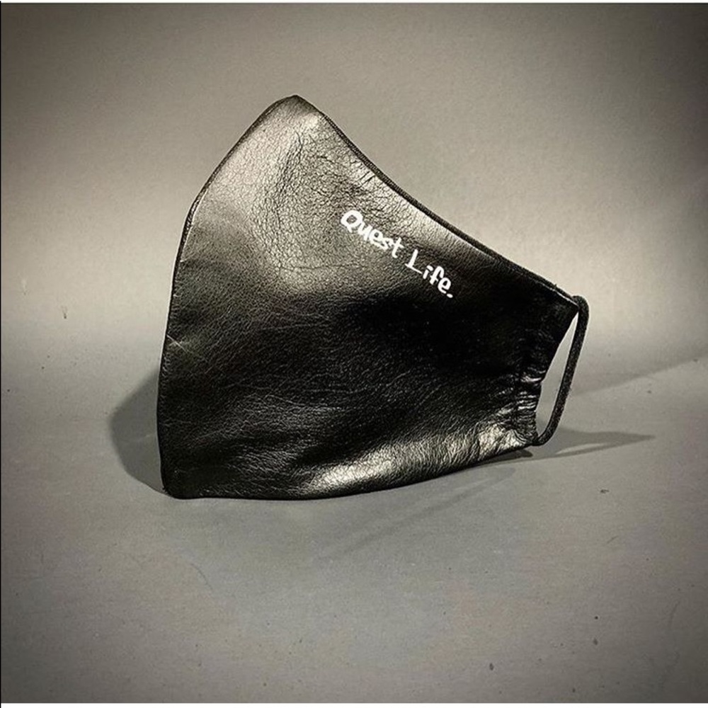 Genuine leather face mask